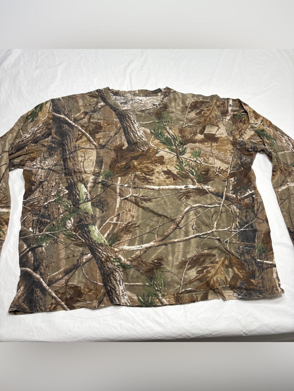 Realtree Camo Camouflage Long Sleeve Crewneck Hunting T Shirt Men’s XXL